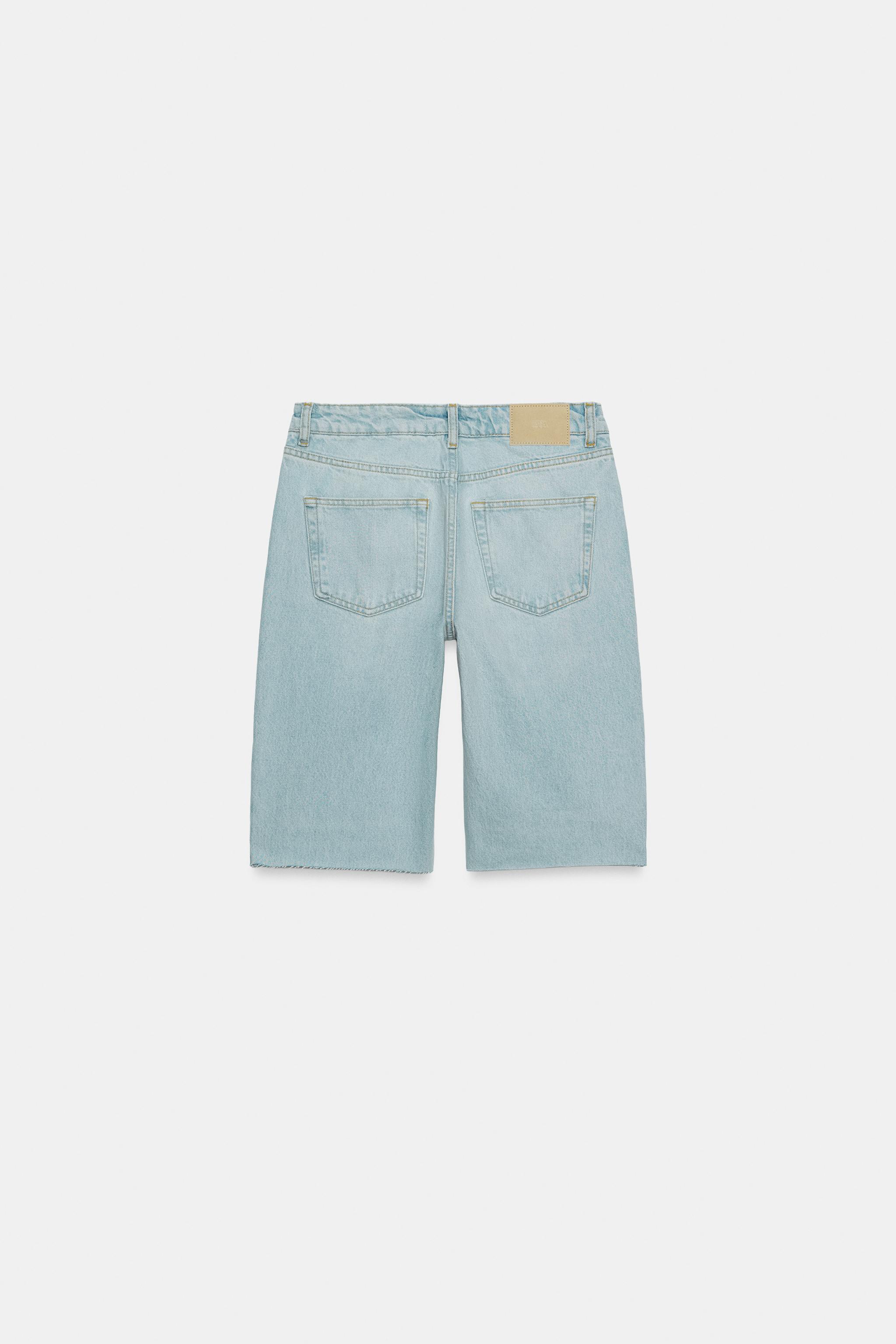 SHORT Z1975 EN DENIM TAILLE MI-HAUTE